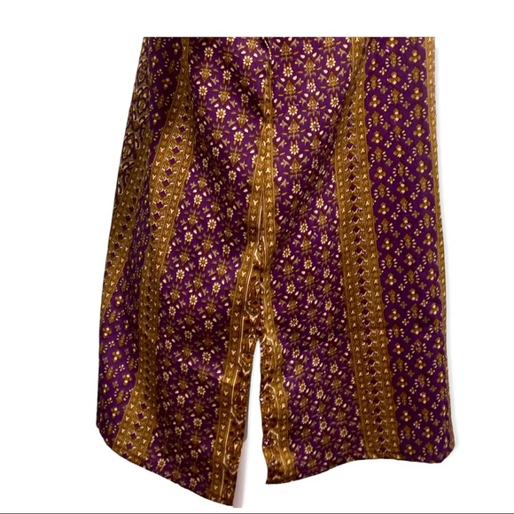 Women's Gold & Purple Kurti/Tunic - Picture 8 of 11